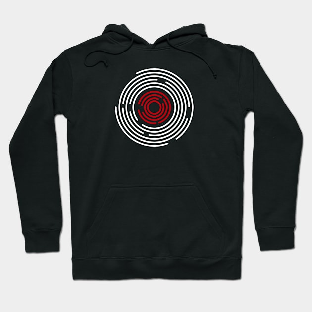 Vinyl Record Hoodie by A Comic Wizard